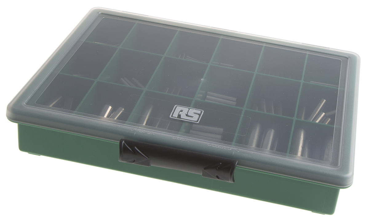 350 piece Plain Imperial Dowel Pin Kit, 3/8in, 2in