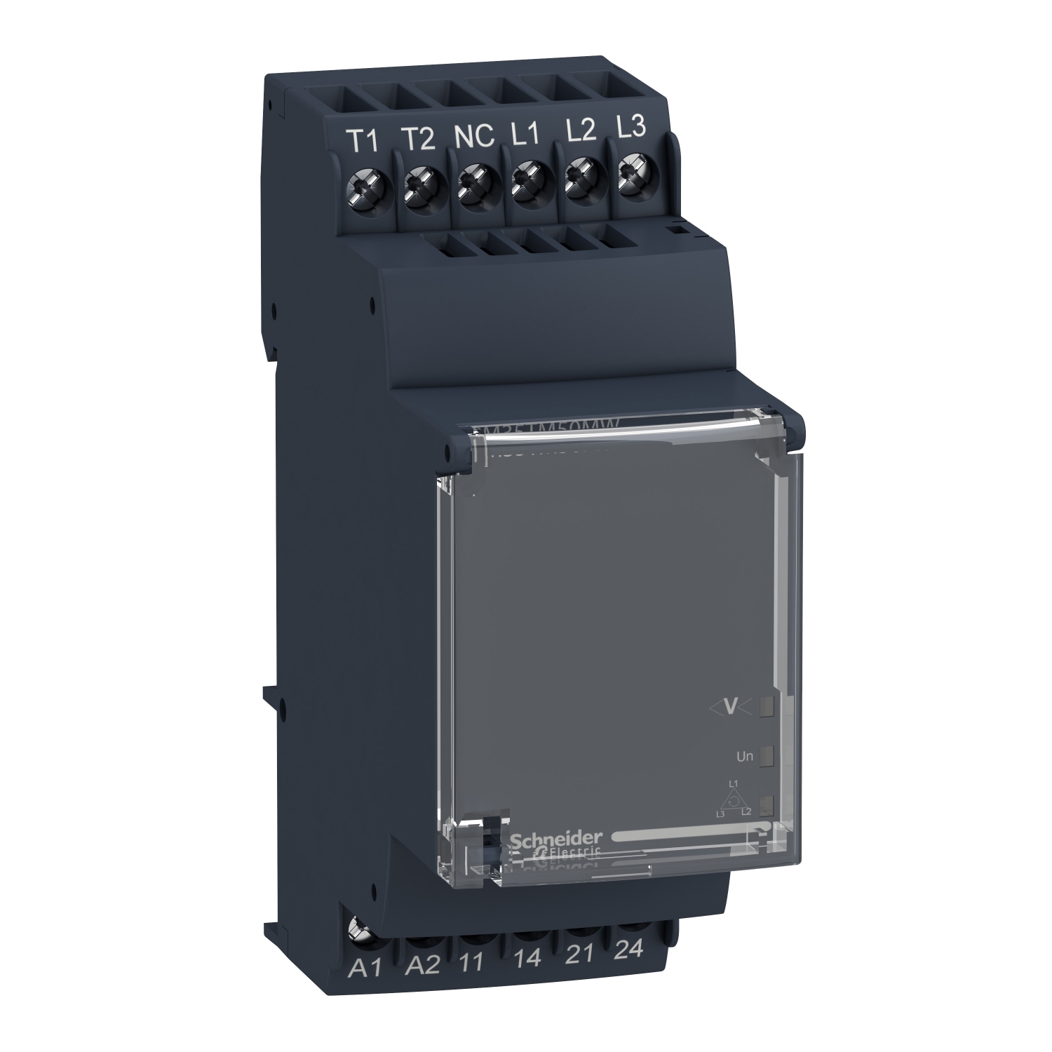 Schneider Electric Phase, Temperature Monitoring Relay, 3 Phase, DPST, DIN Rail