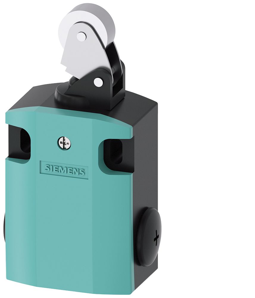 Siemens 3SE5 Series Roller Limit Switch, 1NC/1NO, IP66, IP67, Metal Housing, 400V ac Max, 4A Max