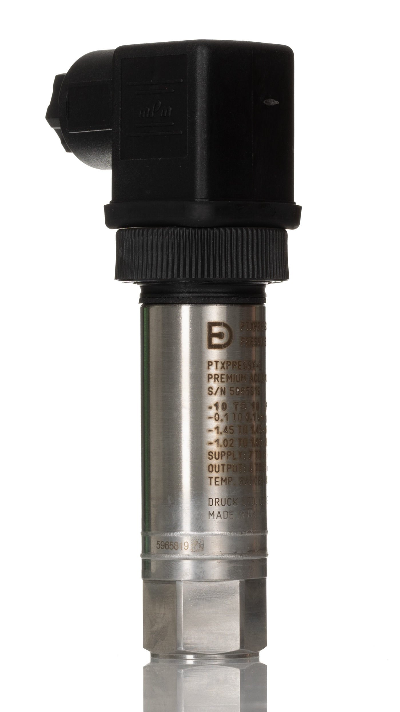 Druck PTXPRESSX Series Pressure Sensor, -0.1bar Min, 0.1bar Max, Analogue Output, Gauge Reading