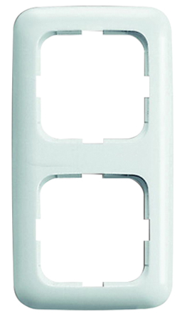 Busch Jaeger - ABB White 2 Gang Frame