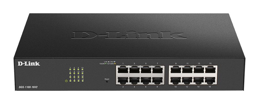 D-Link 16-Port Gigabit Smart Managed Switch, Smart 16 Port Smart Switch, EU