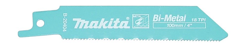 Makita, 18 Teeth Per Inch 100mm Cutting Length Reciprocating Saw Blade, Pack of 5