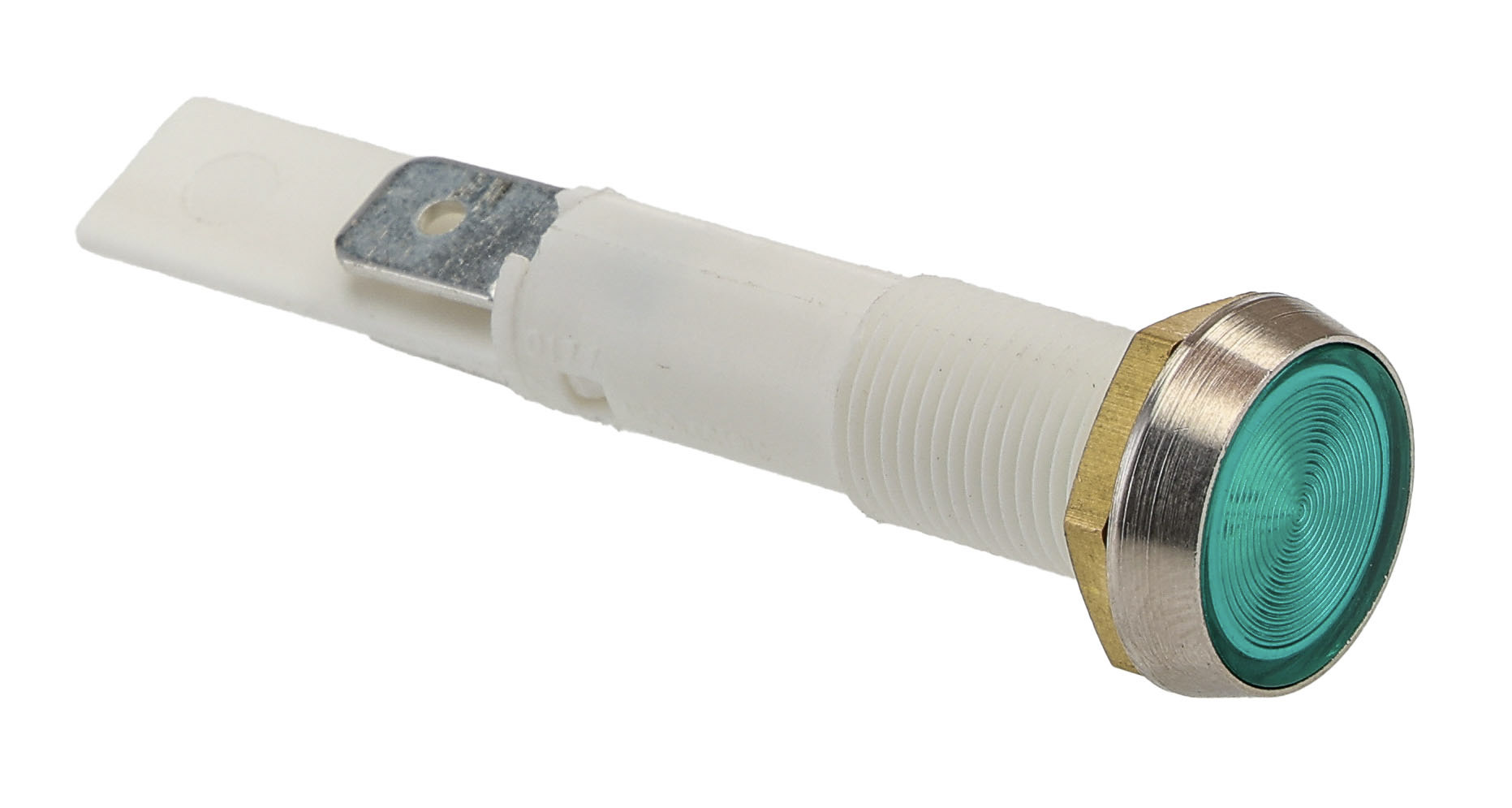 Arcolectric (Bulgin) Ltd 0275 Series Green Filament Indicator, 12V, 10mm Mounting Hole Size, Solder Tab Termination,