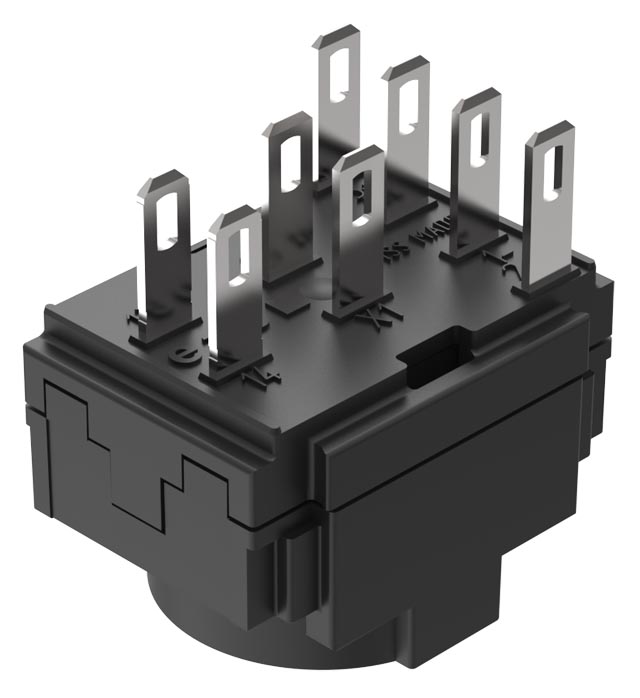EAO Black 61 Enclosure - 2 Hole