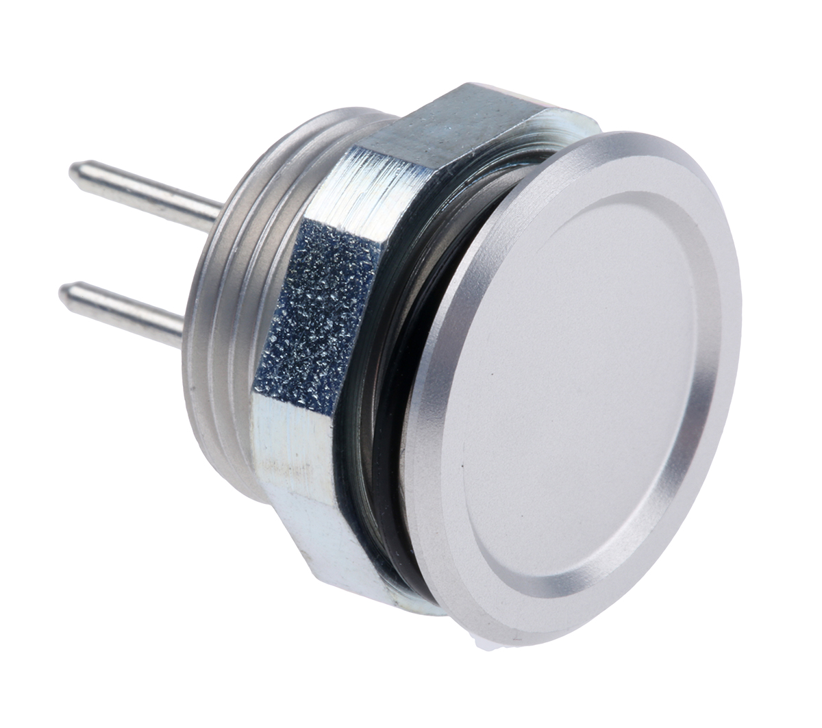 Schurter Piezo Switch, IP67, Solder, 100 mA, -20 → +60°C Silver