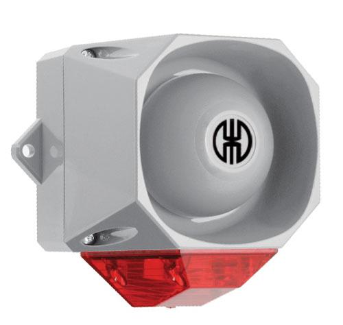 Werma 439 Series Red Sounder Beacon, 115 → 230 V, IP65, Wall Mount, 98dB at 1 Metre