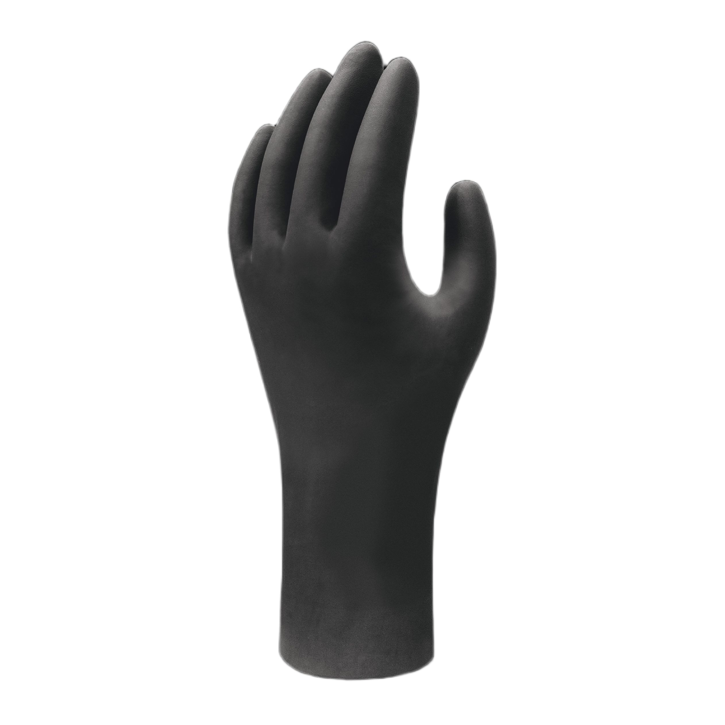 Showa Showa Black Nitrile Anti-Static Work Gloves, Size XL, Uncoated Coating