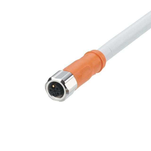 ifm electronic Power 2.5 mm² 5 Core Power Cable, Grey Polyurethane PUR, 2m