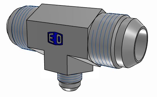 Parker Hydraulic Union Straight Threaded Adaptor UNF 1 1/16-12 Male to UNF 1 1/16-12 Male, 12-12-6JMTXS