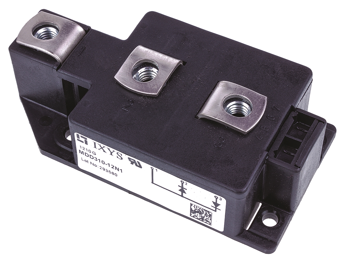 IXYS 1200 V 305 A Diode General Purpose 3-Pin Y2-DCB MDD310-12N1
