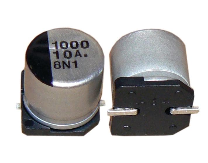 Panasonic 100μF Aluminium Electrolytic Capacitor 25V dc, Surface Mount - EEEHD1E101AP