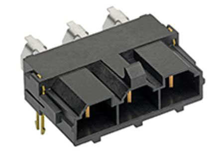 Molex Mini-Fit Sr Series Right Angle Through Hole PCB Header, 2 Contact(s), 10 mm Pitch, 1 Row, Shrouded