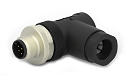 TE Connectivity Circular Connector, 8 Contacts, Cable, M12 Connector, Socket, Male, IP67, T411 Series