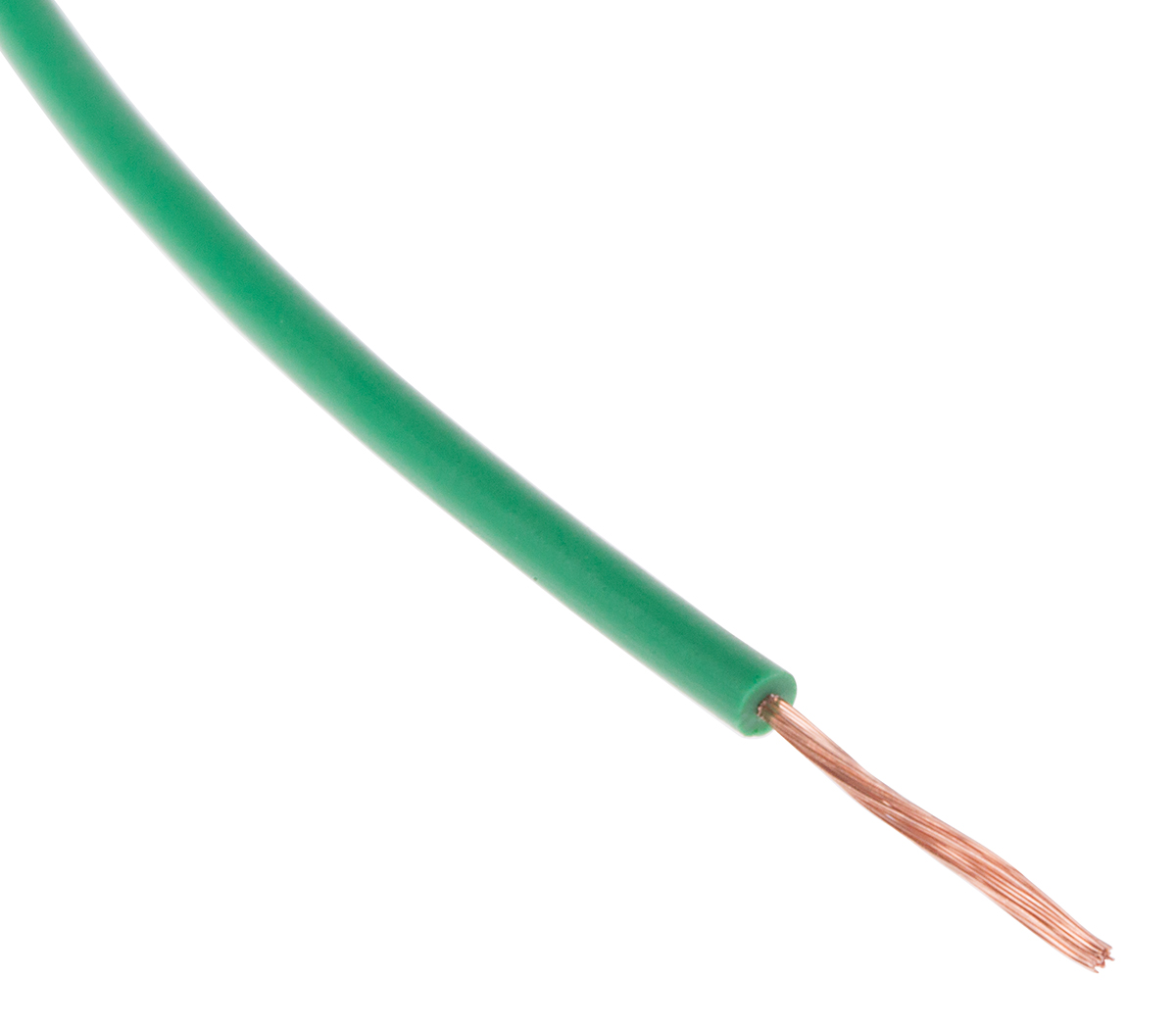 Staubli Green 0.15 mm² Equipment Wire, 26 AWG, 39/0.07 mm, 100m, PVC Insulation