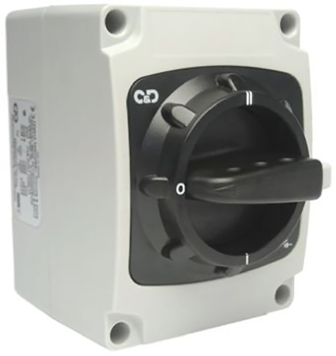 Craig & Derricott 4P Pole Isolator Switch - 20A Maximum Current, 7.5kW Power Rating, IP65
