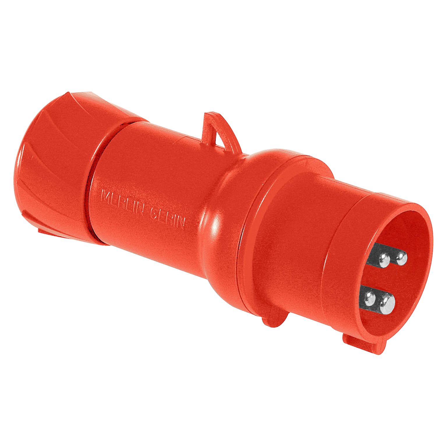 Schneider Electric, PratiKa IP44 Red Cable Mount 3P + E Industrial Power Plug, Rated At 16A, 415 V