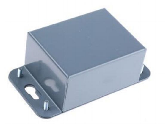 RS PRO Grey Cold Rolled Steel Instrument Case, 65 x 85 x 42mm