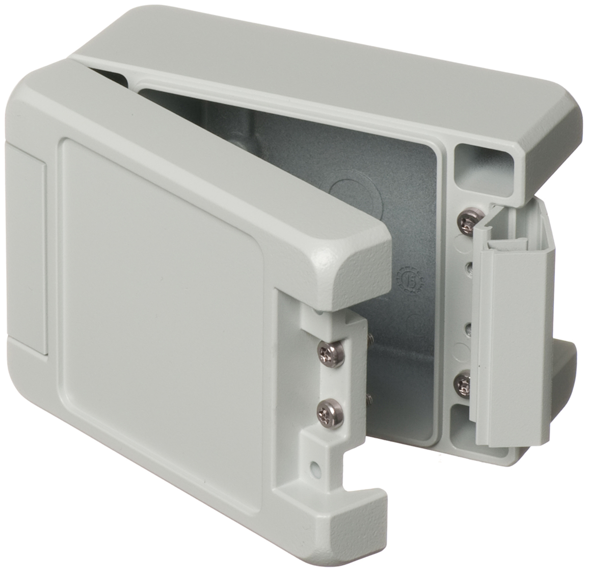Bopla Bocube Alu Series Light Grey Aluminium Enclosure, IP66, IP68, IP69, IK07, IK08, Light Grey Lid, 121 x 86 x 60mm