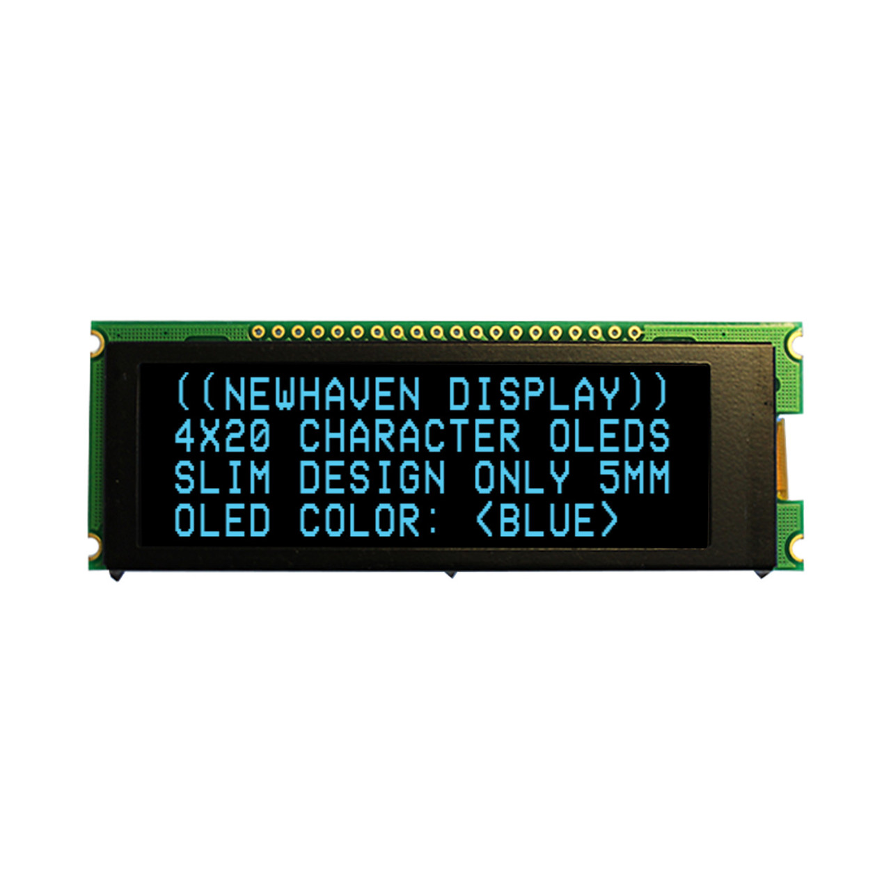 NEWHAVEN DISPLAY INTERNATIONAL Blue OLED Display I2C, Parallel, SPI Interface