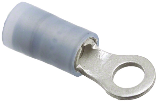Molex, Avikrimp Insulated Ring Terminal, M3 to M3.5 (#5 to #6) Stud Size, 1mm² to 2.5mm² Wire Size