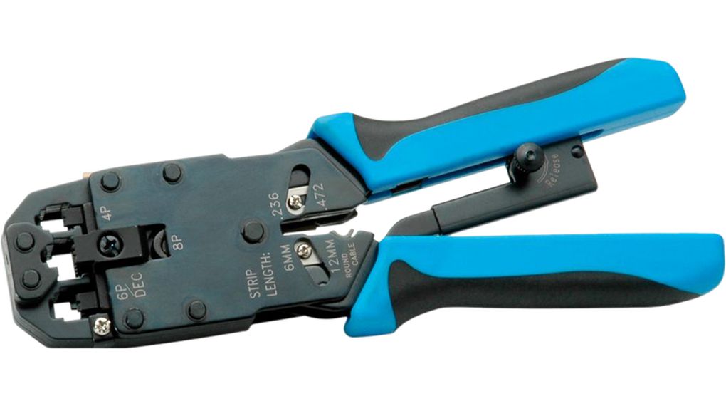 Roline 19.06 19.06.1048 Hand Ratcheting Crimp Tool for Crimping Modular Plug