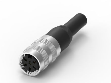 RS PRO 6 Pole Din, 5A, 250 V IP40, Screw Lock, Female, Cable Mount