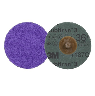 3M 1187C Ceramic Grinding Disc, 75mm, 36+ Grade, 50 in pack