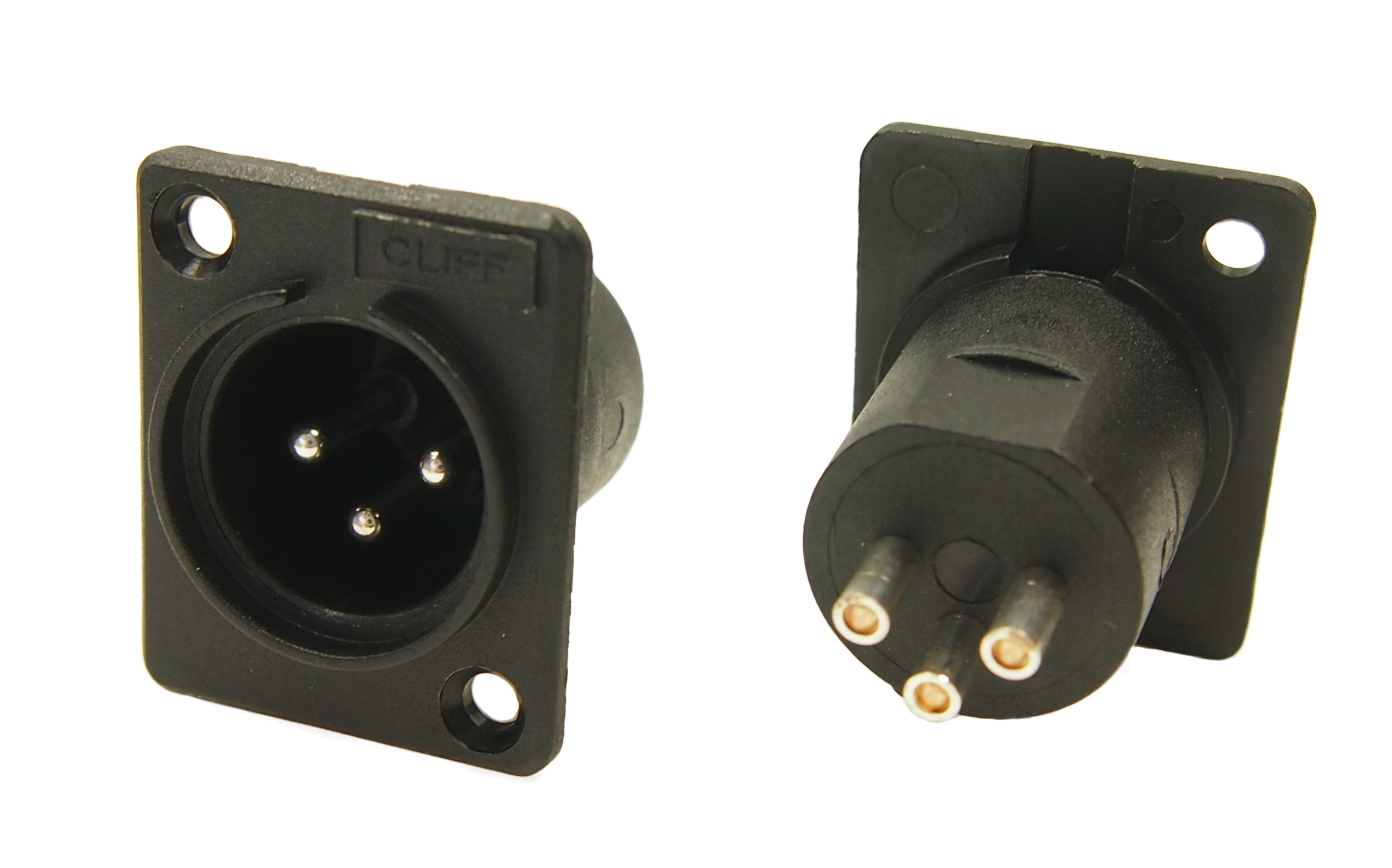 RS PRO Panel Mount XLR Connector, Male, 250 V ac, 3 Way, Nickel, Silver Plating