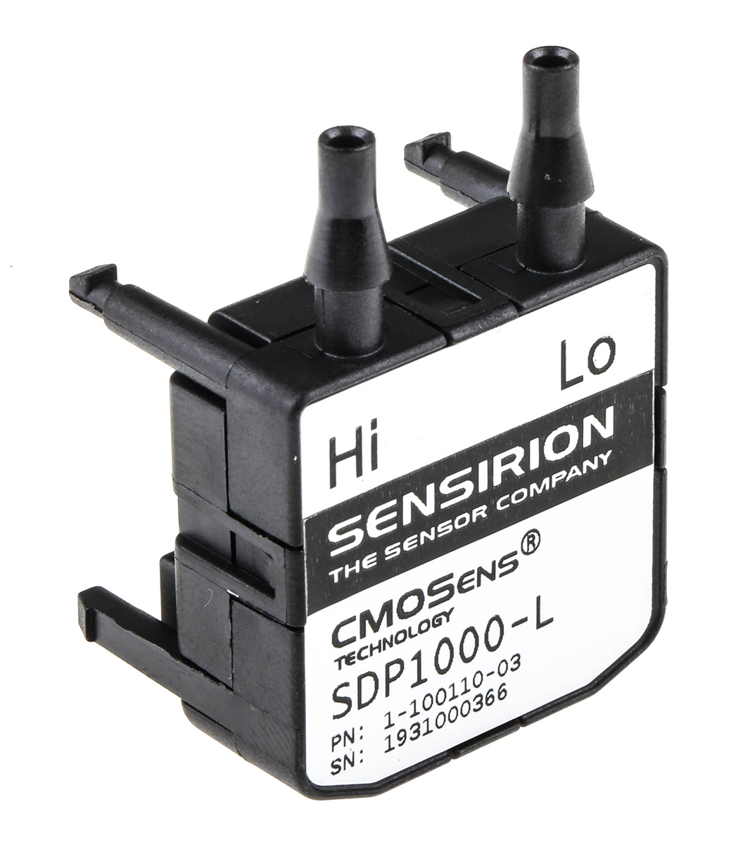 Sensirion SDP1000 Series Pressure Sensor, -20Pa Min, 500Pa Max, Analogue Output, Differential Reading