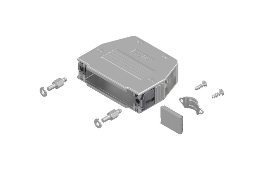 Amphenol Industrial 16-0032 Cable Mount D-sub Connector, with Snap locks