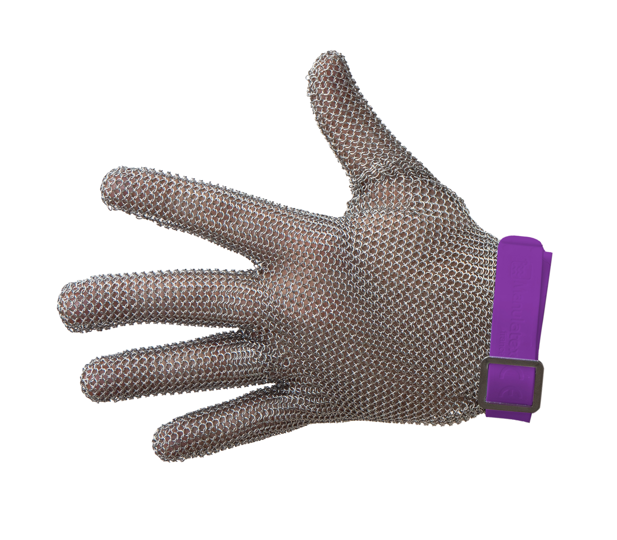 Manulatex GCM Violet Stainless Steel Puncture & Tear Resistant Gloves, Size 2XL
