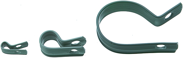 SES Sterling 8mm Grey, PVC P Clip