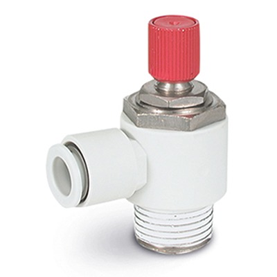 SMC AS2 Series Threaded Pneumatic Silencer & Exhaust Restrictor Function Fitting, R 1/8 Inlet Port, 8mm Tube Inlet