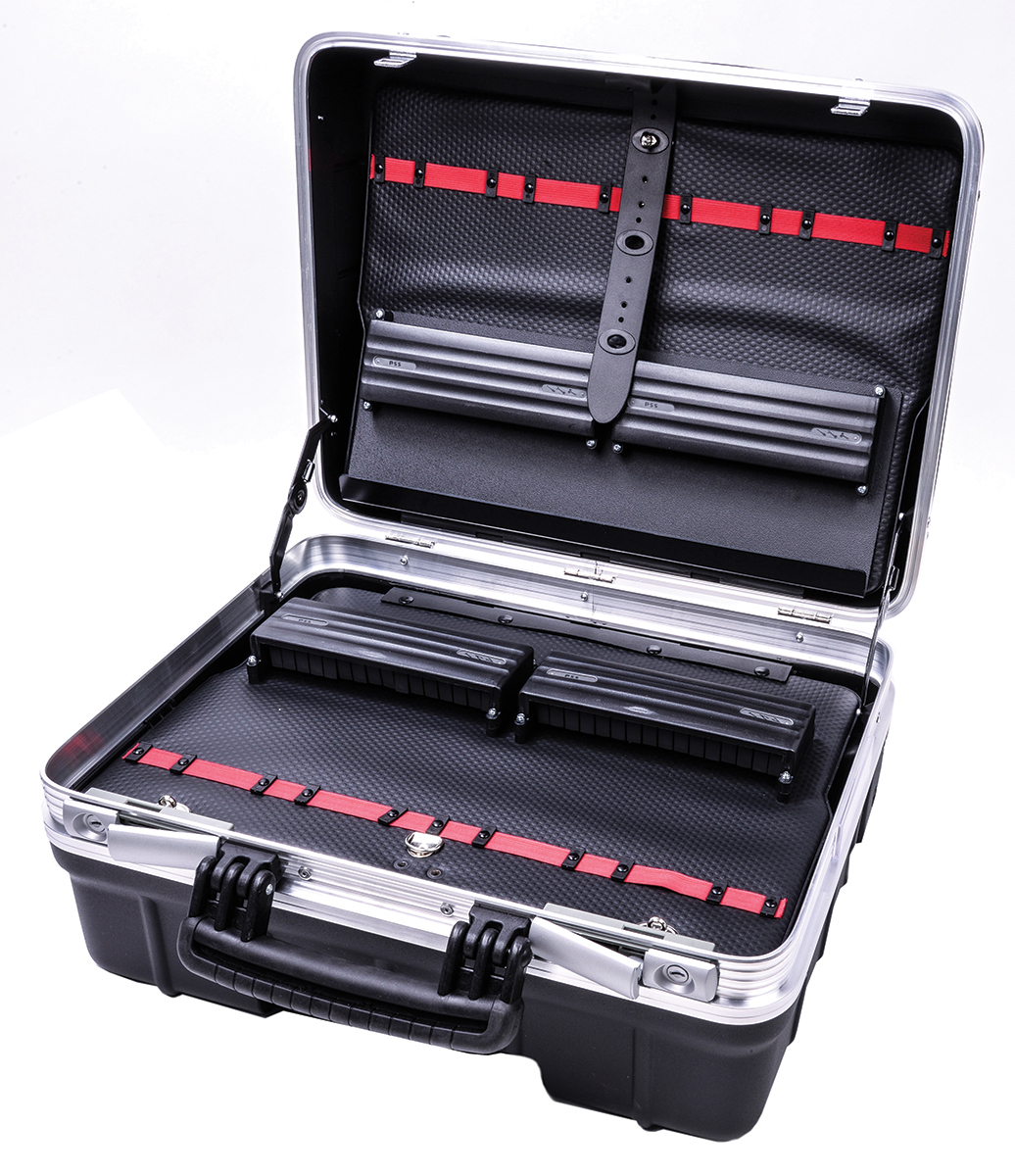 GT Line Plastic Tool Case 2 Wheels, 465 x 352 x 255mm