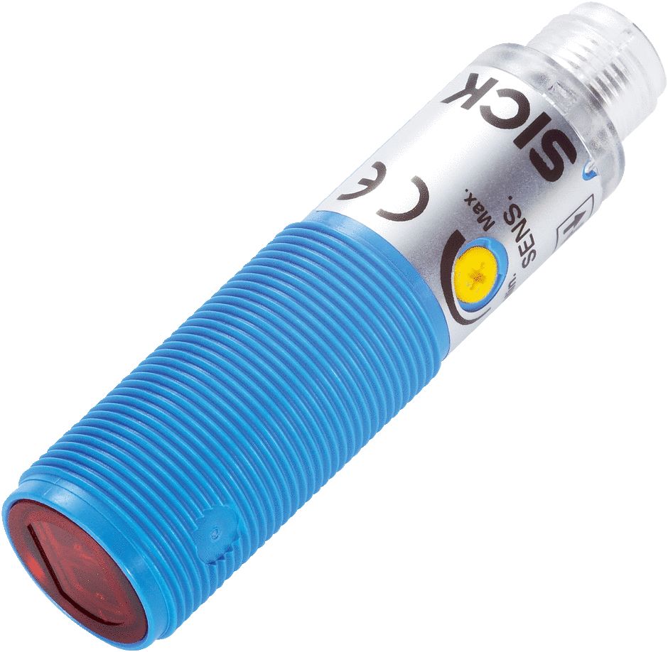 SICK Energetic Photoelectric Sensor, Barrel Sensor, 1 mm → 1.1 m Detection Range