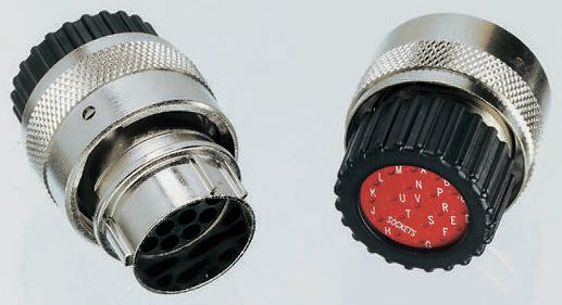 ITT Cannon Circular Connector, 8 Contacts, Cable, Standard Connector, Plug, Female, IP67, Trident Neptune Metal Series