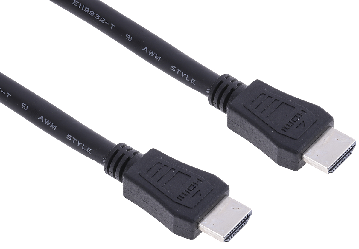 RS PRO High Speed, 5m Male HDMI to Male HDMI