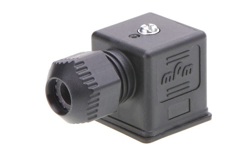 Molex 121201 2P+E DIN 43650 A DIN 43650 Solenoid Connector, 250 V ac, 300 V dc Voltage
