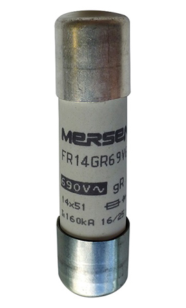 Mersen 16A FF Cartridge Fuse, 14 x 51mm