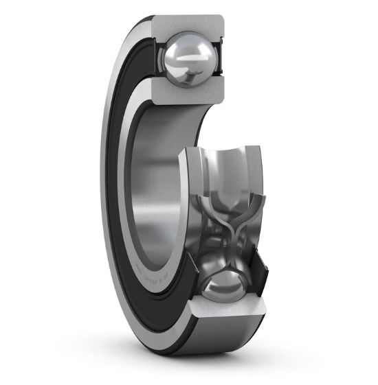 SKF 62201-2RS1 1 Row Ball Bearing - 12 mm ID, 32 mm OD