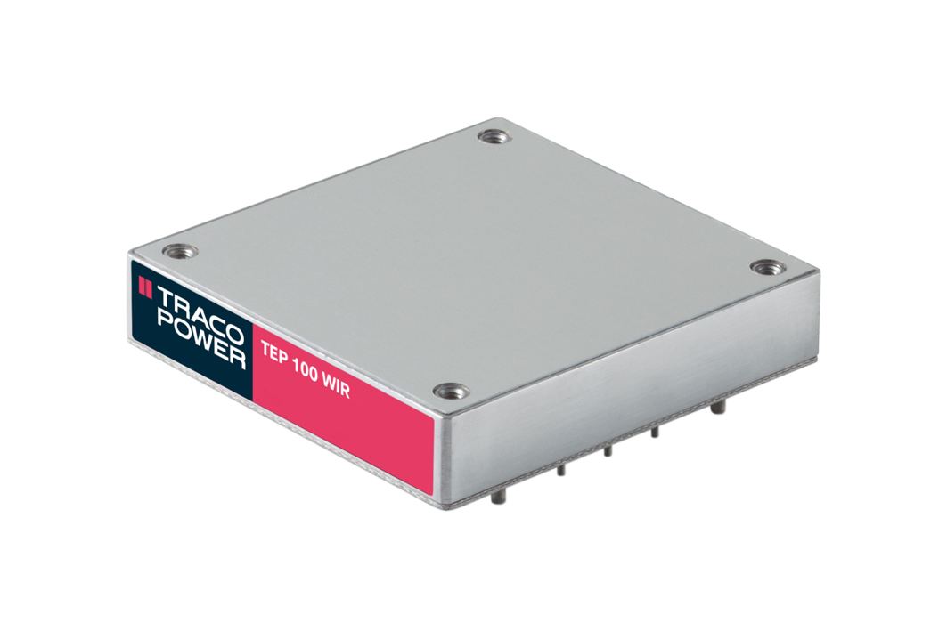 TRACOPOWER TEP 100WIR DC-DC Converter, ±24V dc/ 4.2A Output, 18 → 75 V dc Input, 100W, Chassis Mount, +75°C Max