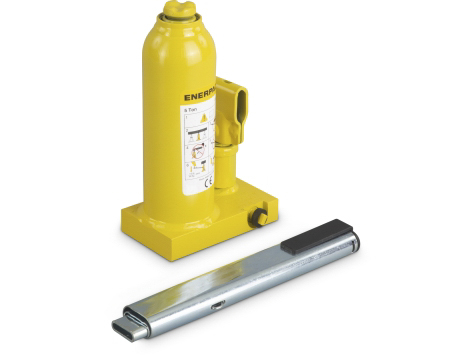 Enerpac Bottle Jack, 5t Maximum Load, 212mm - 437mm Maximum Range