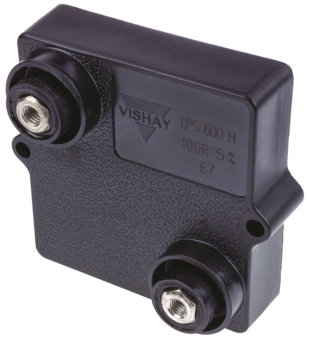 Vishay, 100Ω 600W Thick Film Chassis Mount Resistor LPS0600H1000JB ±5%
