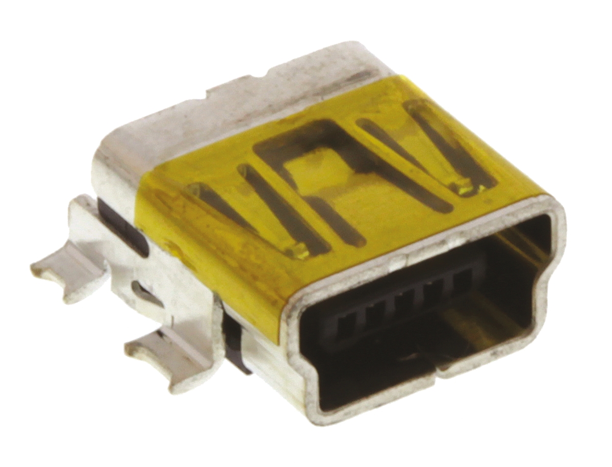 Molex Right Angle, SMT, Socket Type B 2.0 USB Connector