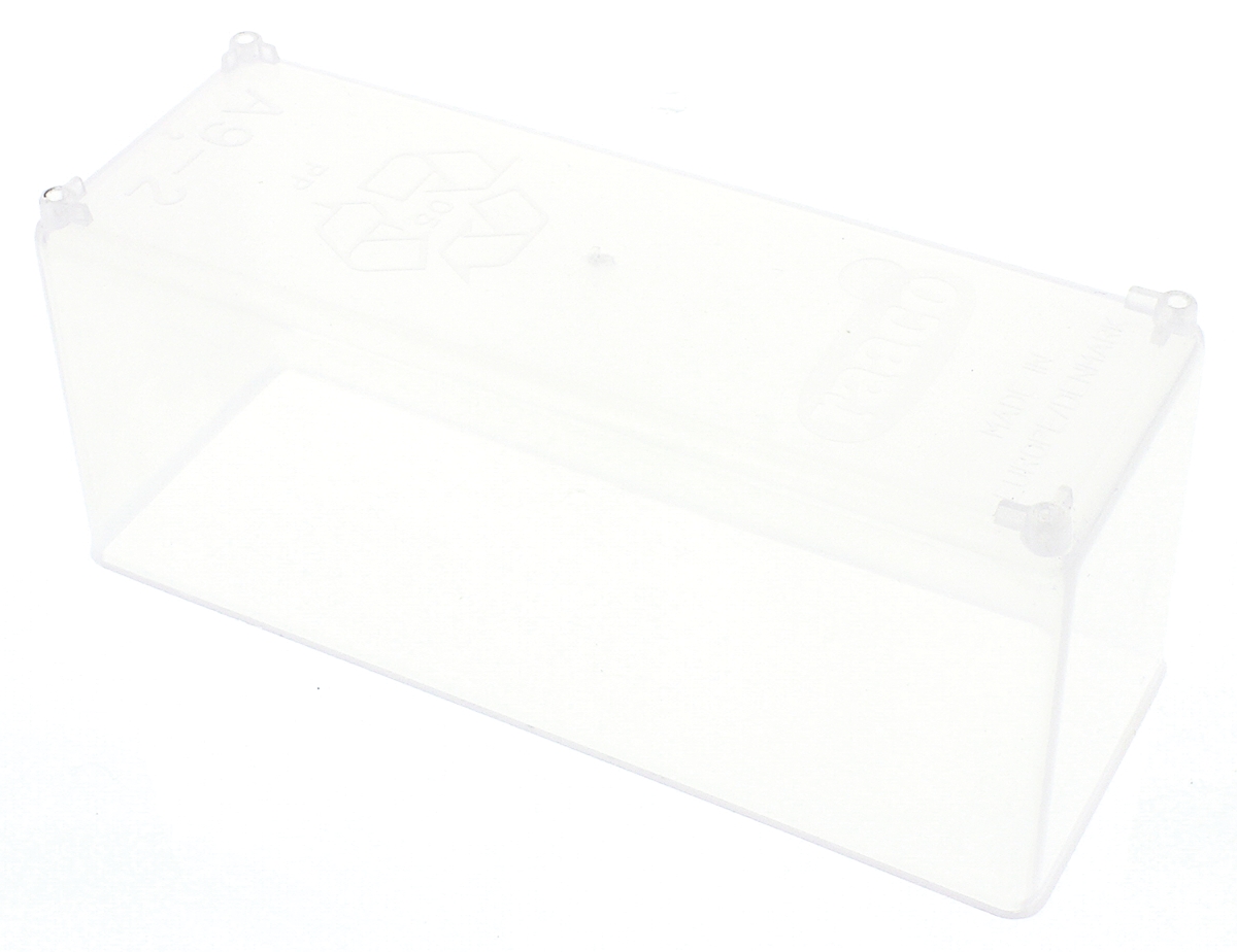 Raaco Transparent PP Compartment Box, 47mm x 39mm x 109mm