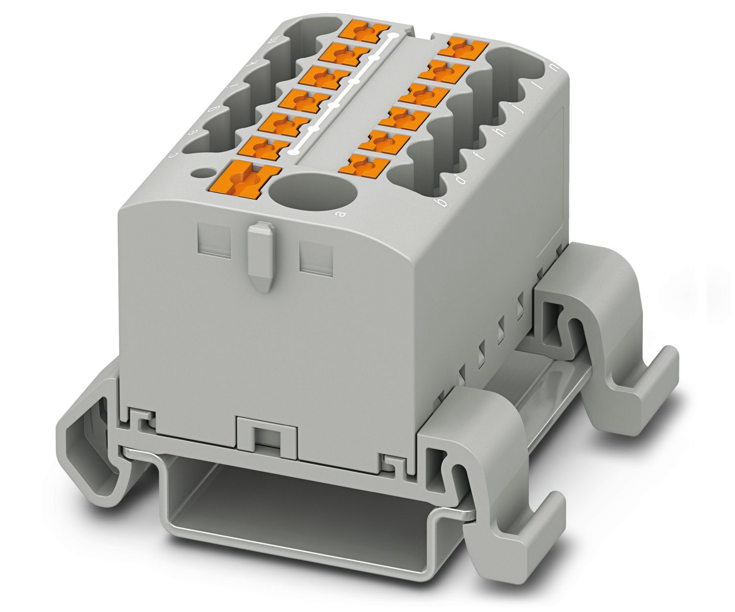 Phoenix Contact Distribution Block, 4mm², 24A, 690 V, Grey