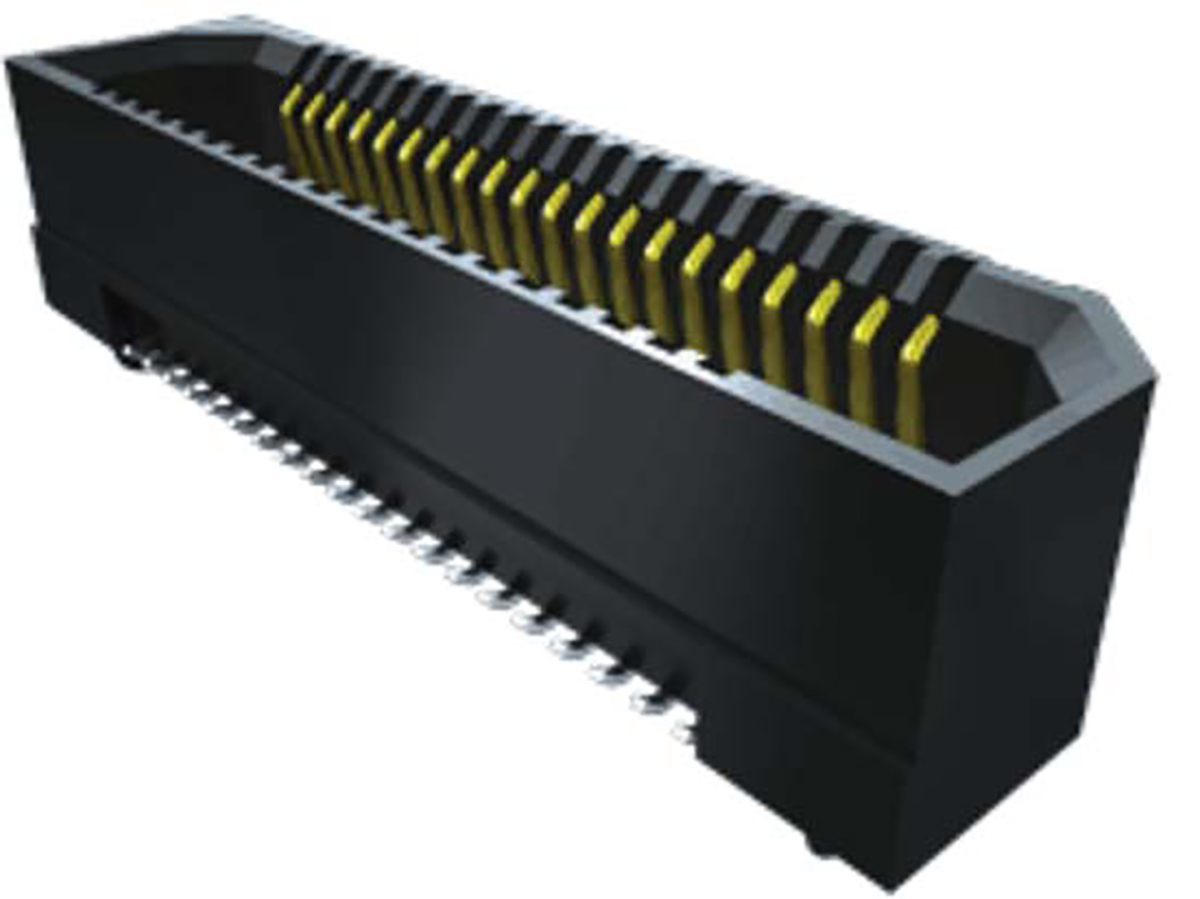 Samtec ERF8 Series Straight Surface Mount PCB Socket, 5-Contact, 2-Row, 0.8mm Pitch, Solder Termination