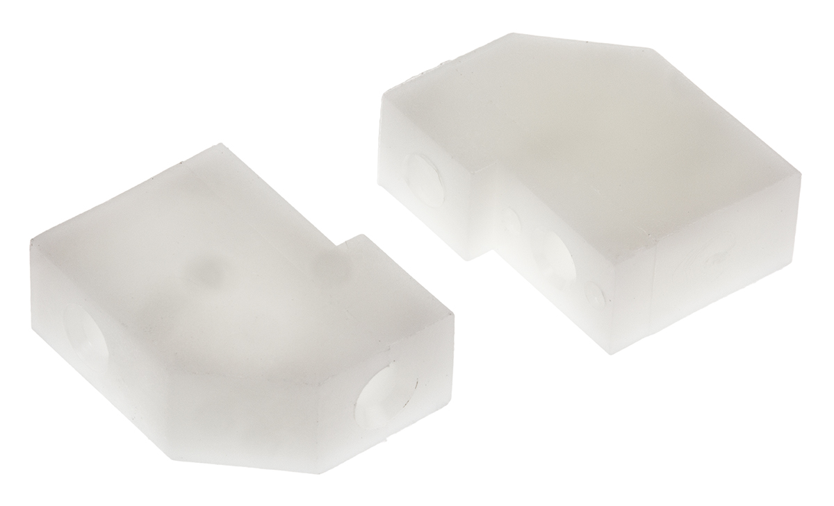 PCB MB 01, Nylon PCB Mounting Block for M3 Screw