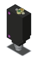 Omron Background Suppression Distance Sensor, Block Sensor, 25 mm → 300 mm Detection Range